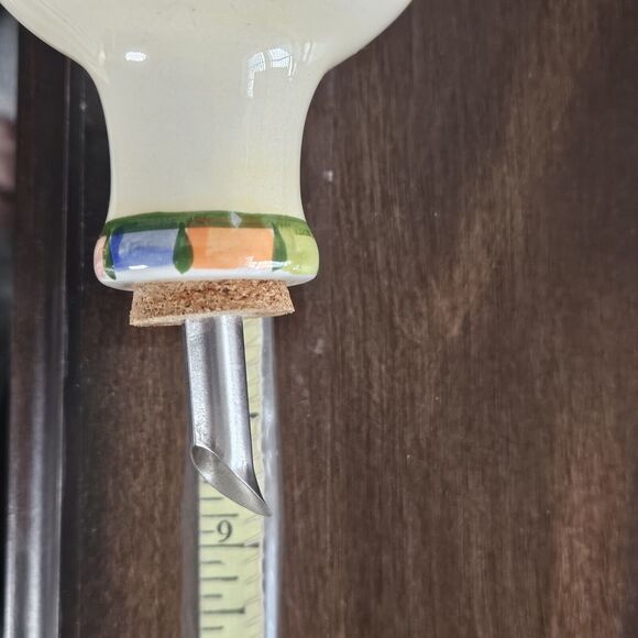 Salad For 4 Ceramic Large Salad Bowl Vinegar & Oil Decanters 4 Mini Dip Bowls - Picture 13 of 13